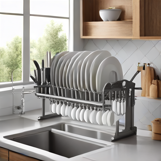 Afbeelding van Ontdek opvouwbare afdruiprekken: praktisch en ruimtebesparend