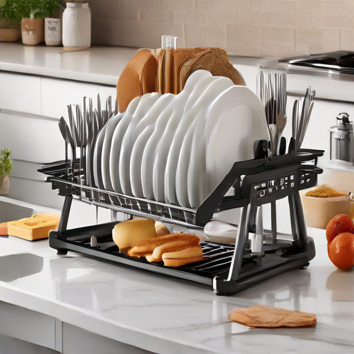 Afbeelding van Efficiënt gebruik van opvouwbare afdruiprekken in drukke huishoudens