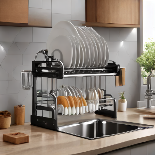 Afbeelding van Topmerken opvouwbare afdruiprekken voor elke keuken