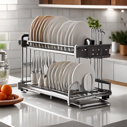 Afbeelding van Organiseer je keuken met opvouwbare afdruiprekken