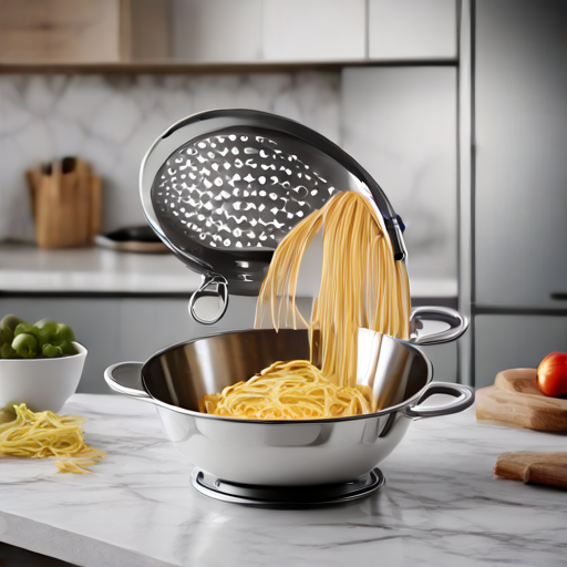 Afbeelding van Ontdek hoe je opvouwbare vergieten voor pasta gebruikt