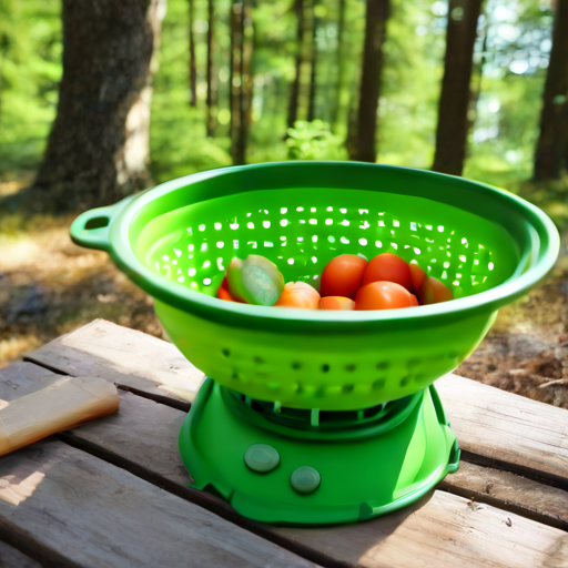 Afbeelding van Kiezen van opvouwbare vergieten voor de camping: Tips en advies