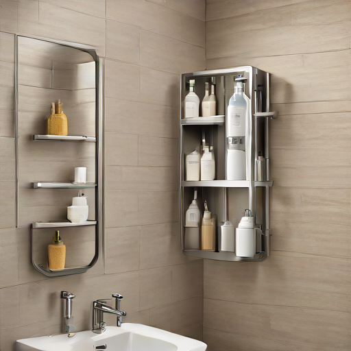 Afbeelding van Douche-organizers voor kleine badkamers: Tips en voordelen