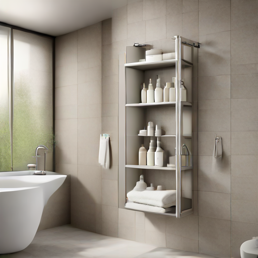 Afbeelding van Douche-organizers combineren met badkameraccessoires