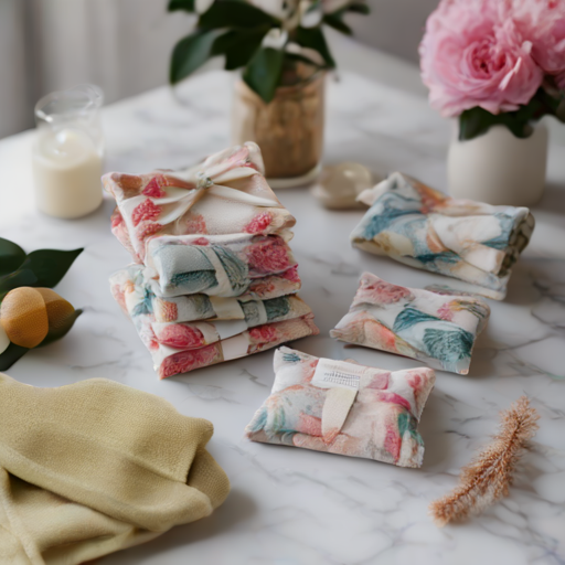 Afbeelding van Herbruikbare make-updoekjes zelf maken met stof