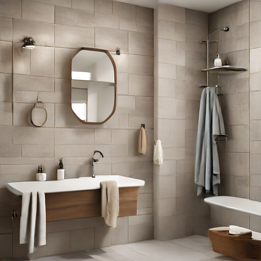 Afbeelding van Plakhaakjes voor Badkamer: Veiligheid voor Jouw Muren