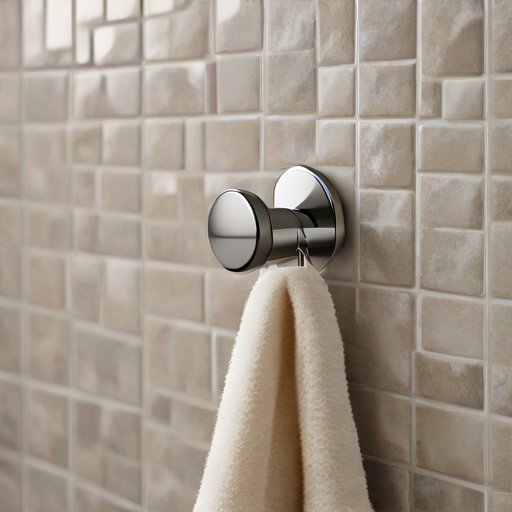 Afbeelding van Top plakhaakjes voor badkamertegels: de beste keuzes