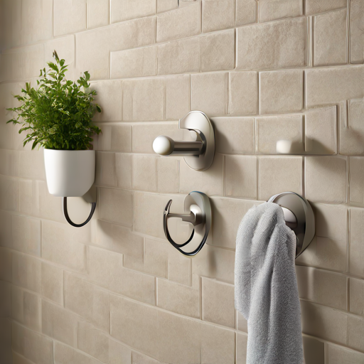 Afbeelding van Plakhaakjes voor Badkamer: Creatieve Decoratie Tips
