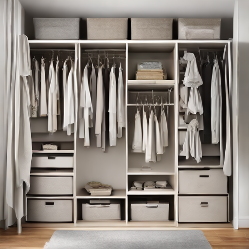 Afbeelding van Verbeter jouw vouwbare kledingopbergbakken in de kast