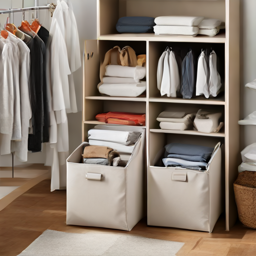 Afbeelding van Onderhoud vouwbare kledingopbergbakken: tips en tricks