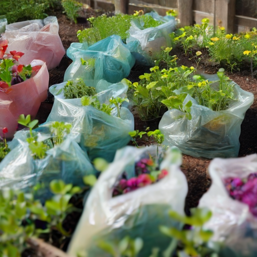 Afbeelding van Plastic Tuinzakken: Effectief voor Zaden Bedekken