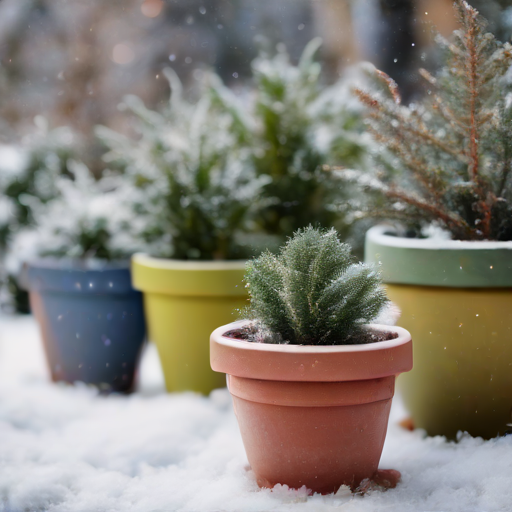 Afbeelding van Onderhoud van plastic plantpotjes in de winter: tips