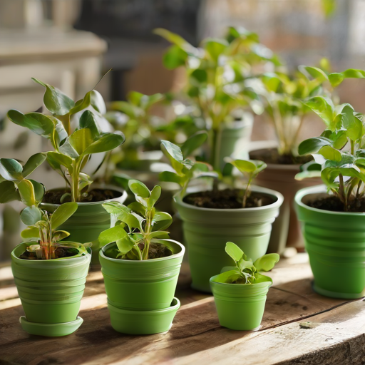 Afbeelding van Gebruik plastic plantpotjes voor succesvolle zaadjes