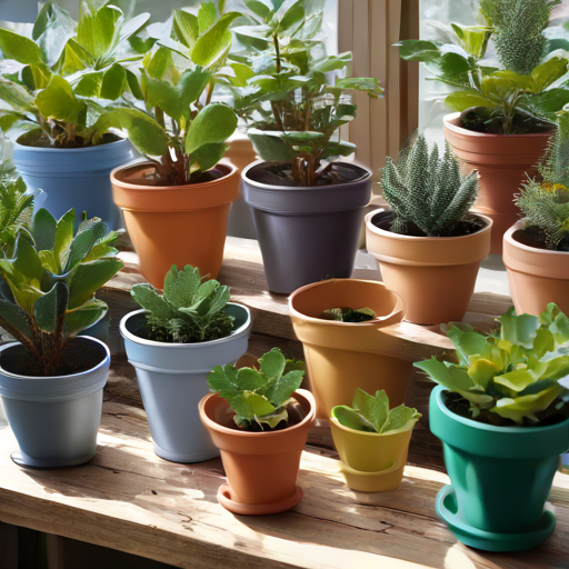 Afbeelding van Plastic plantpotjes: Perfect voor beginners in de tuin