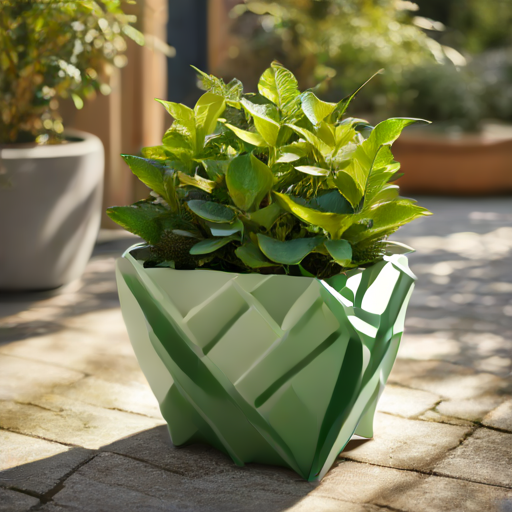 Afbeelding van Maak zelf opvouwbare plantenbakken van gerecycled materiaal