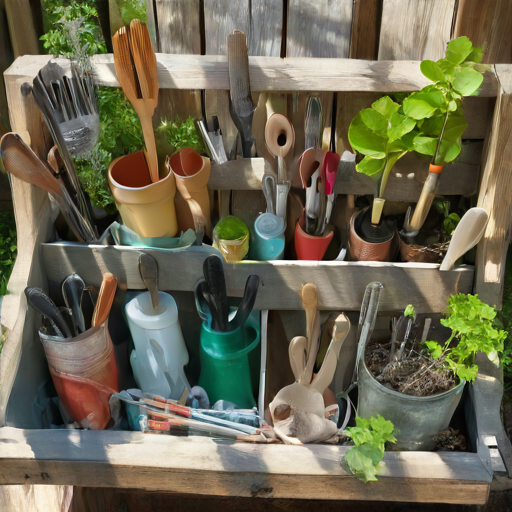 Afbeelding van Veiligheid van plastic tuinorganizers in de tuin