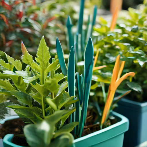 Afbeelding van Plastic Plantenbinders: Onmisbaar in de Tuinieren