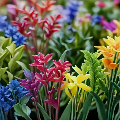 Afbeelding van Combineren van plastic plantenbinders met tuinmaterialen