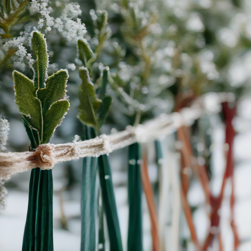 Afbeelding van Onderhoud van plastic plantenbinders in de winter
