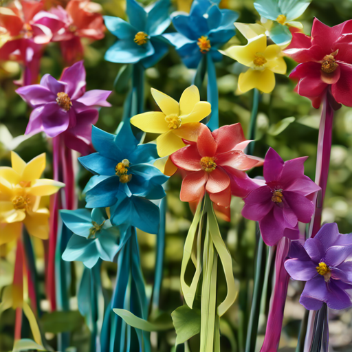 Afbeelding van Effectieve plastic plantenbinders voor zware bloemen