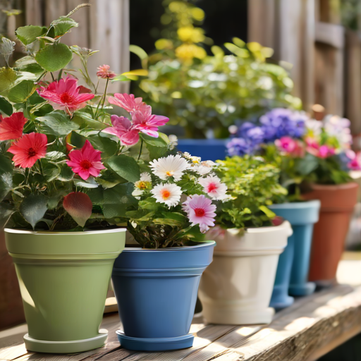 Afbeelding van Veiligheid van plastic bloempothouders voor planten