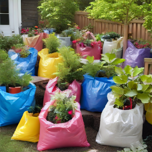 Afbeelding van Maak duurzame plastic tuinzakken voor je tuin