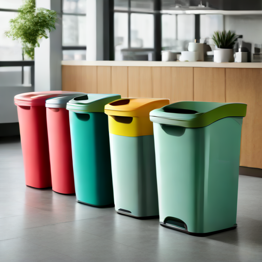 Afbeelding van Duurzame plastic afvalbakken: Kies slim en groen