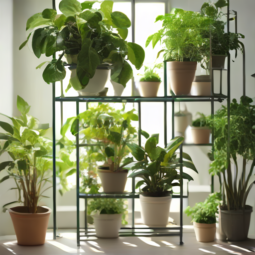 Afbeelding van Efficiënt gebruik van plastic rekken voor planten