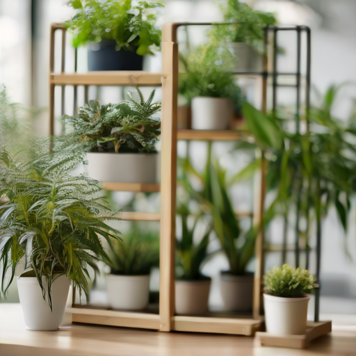 Afbeelding van Combineer plastic rekken voor planten met andere materialen