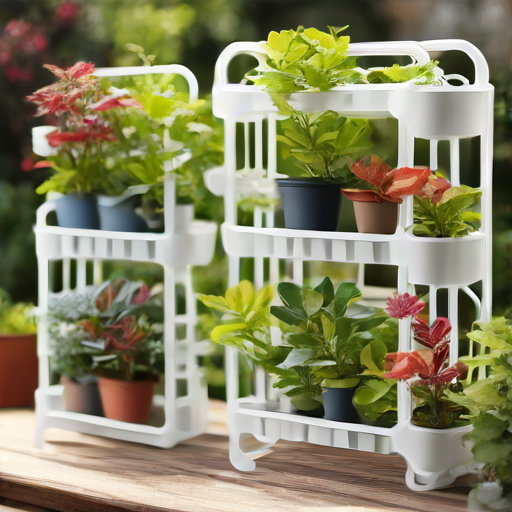 Afbeelding van Plastic rekken voor planten bevestigen: De beste tips