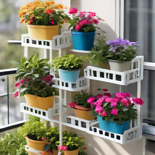 Afbeelding van Goedkoopste plastic rekken voor planten in de tuin