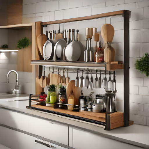 Afbeelding van Bespaar op multifunctionele keukenrekken online