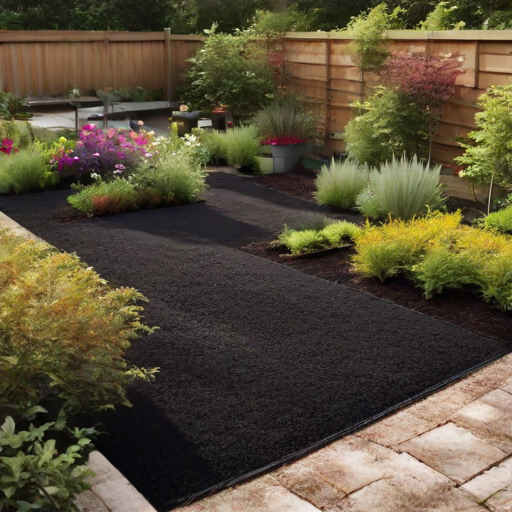 Afbeelding van Combineren van plastic mulchmatten met tuinbedekking