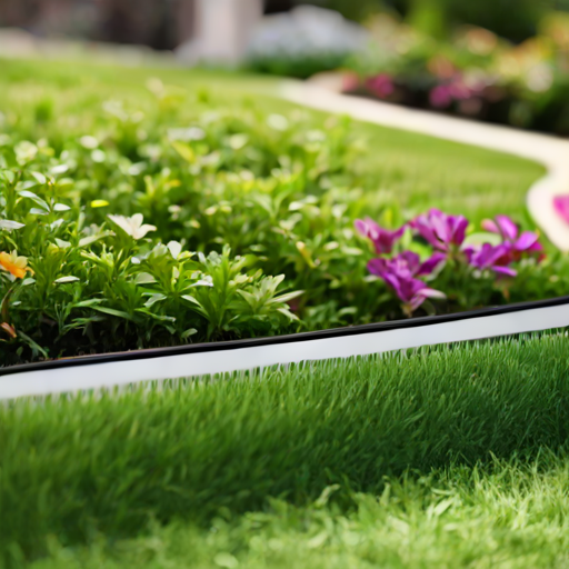 Afbeelding van Veiligheid van plastic gazonranden in uw tuin