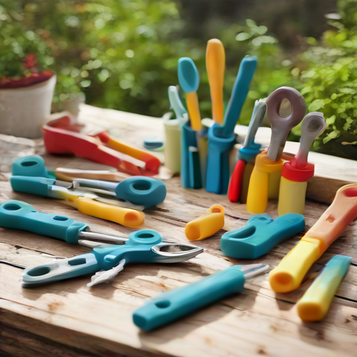 Afbeelding van Veiligheid van plastic gereedschapssets voor kinderen