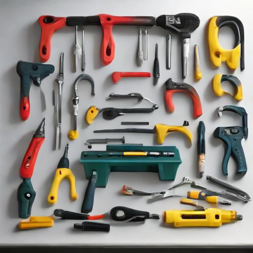 Afbeelding van Gebruik plastic gereedschapssets voor reparaties