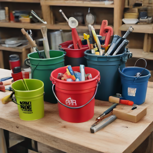 Afbeelding van Multifunctionele emmer-sets: Gebruik en voordelen