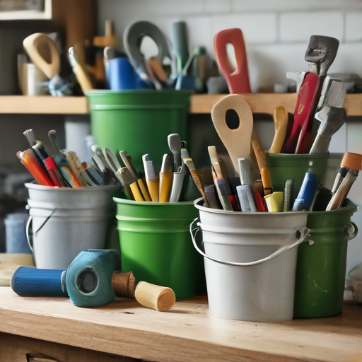 Afbeelding van Maak je eigen multifunctionele emmer-sets eenvoudig thuis