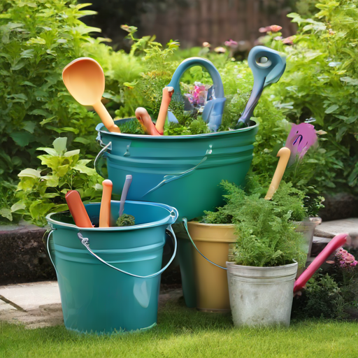 Afbeelding van Multifunctionele emmer-sets: jouw tuinhelden