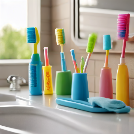 Afbeelding van Veiligheid van opvouwbare borstels voor kinderen