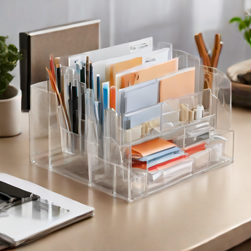 Afbeelding van Gebruik plastic raamorganizers voor een opgeruimde ruimte