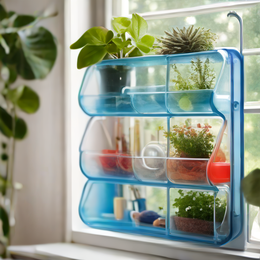 Afbeelding van Maak je eigen plastic raamorganizers van gerecycled materiaal