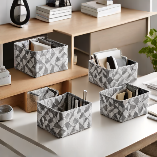 Afbeelding van Organiseer met opvouwbare opbergmanden voor efficiëntie