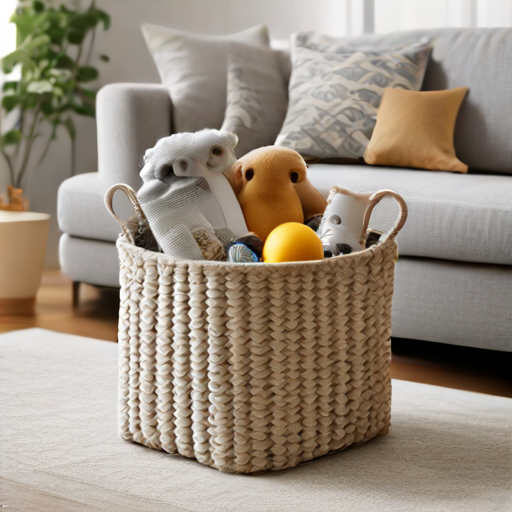 Afbeelding van Beste opvouwbare opbergmanden voor de woonkamer