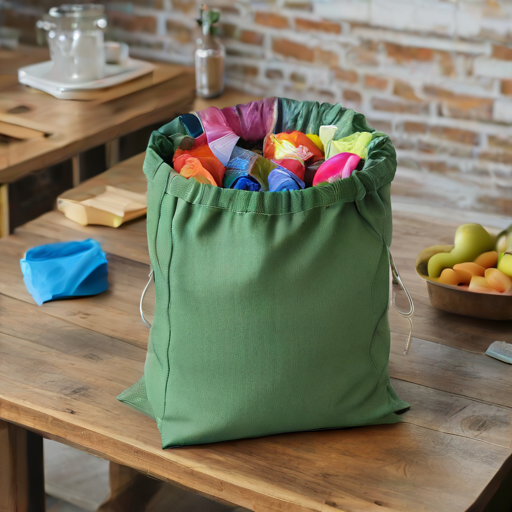 Afbeelding van Herbruikbare vuilniszakken maken met gerecycled materiaal