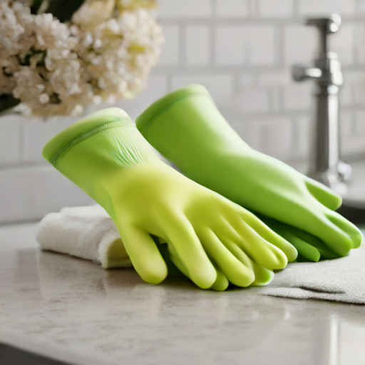 Afbeelding van Herbruikbare schoonmaakhandschoenen: Maximale bescherming