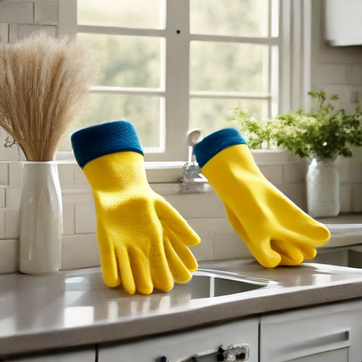 Afbeelding van Goedkoopste herbruikbare schoonmaakhandschoenen in de supermarkt