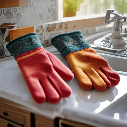 Afbeelding van Herbruikbare schoonmaakhandschoenen maken van oude kleding