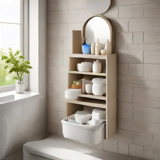 Afbeelding van Zelf opvouwbare toiletorganizers maken: Tips & Tricks