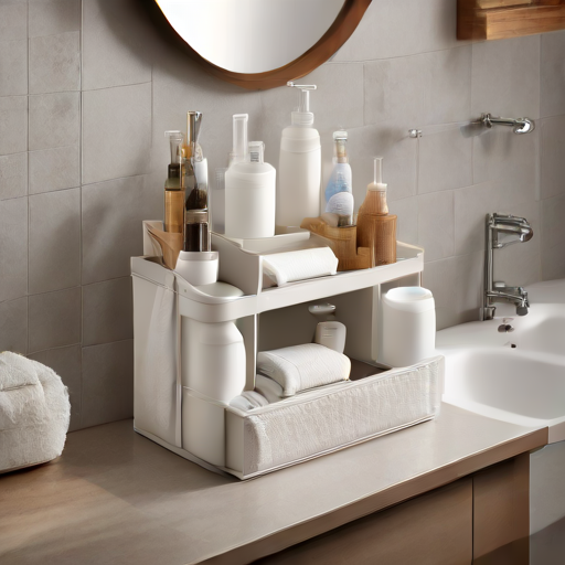 Afbeelding van Opvouwbare toiletorganizers voor make-up opslag: een gids